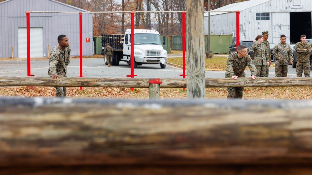 Security Battalion H&amp;S Company O Course Run