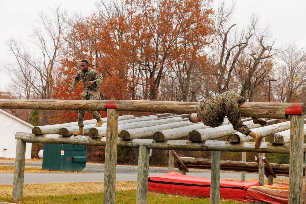 Security Battalion H&amp;S Company O Course Run