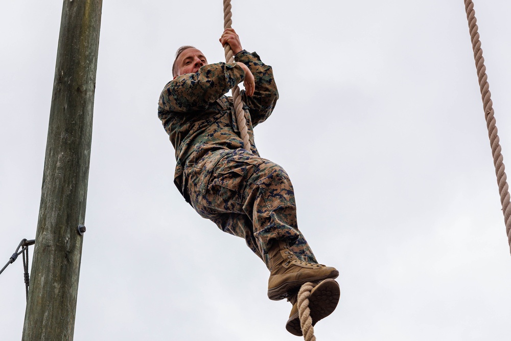 Security Battalion H&amp;S Company O Course Run