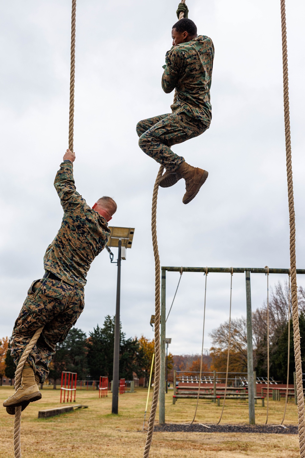 Security Battalion H&amp;S Company O Course Run