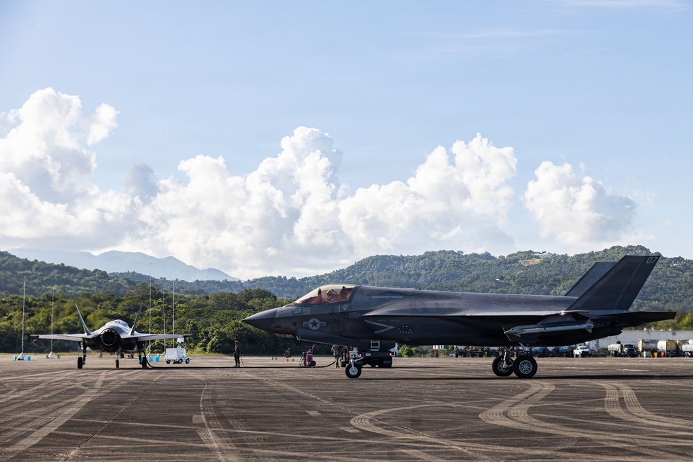VMFA-225 conducts flight operations in Puerto Rico