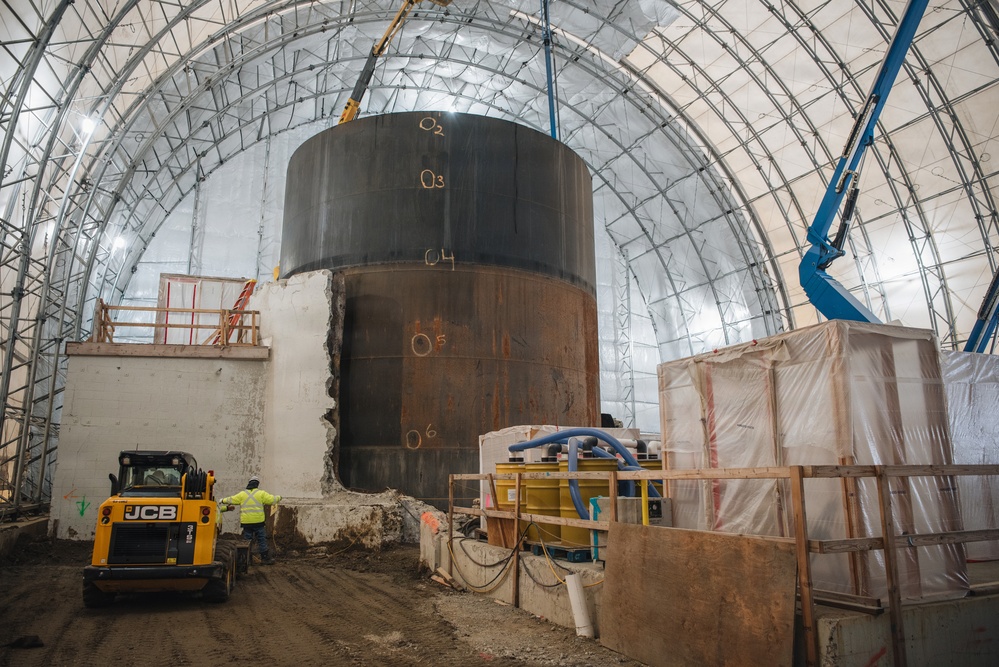 U.S. Army Corps of Engineers completes weather enclosure at former Alaska nuclear power plant