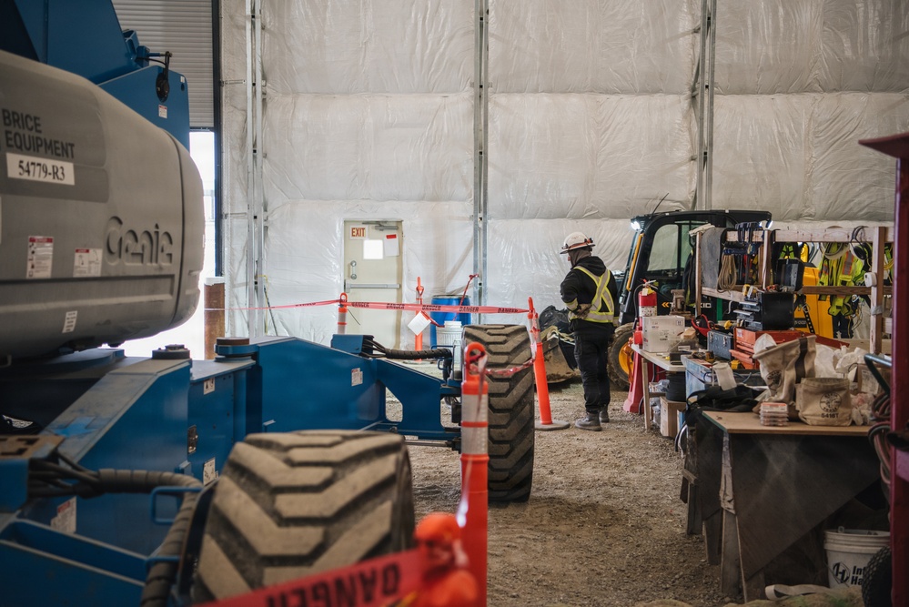 U.S. Army Corps of Engineers completes weather enclosure at former Alaska nuclear power plant