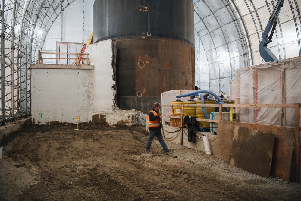 U.S. Army Corps of Engineers completes weather enclosure at former Alaska nuclear power plant