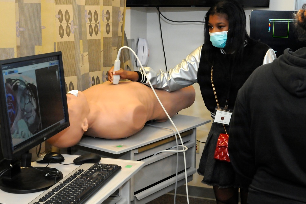 Churchland Va. High School Students Visit Naval Medical Center Portsmouth (NMCP) Simulation Center