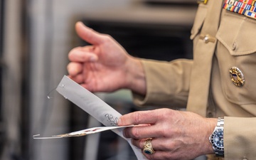 U.S. Naval Academy Angel Tree ceremony in Nimitz Library