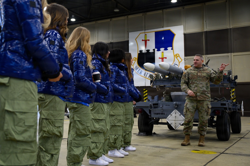 Indianapolis Colts Cheerleaders visit Spangdahlem AB