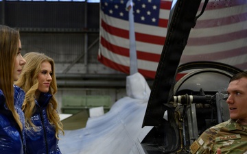 Indianapolis Colts Cheerleaders visit Spangdahlem AB