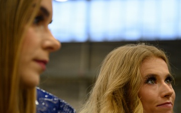 Indianapolis Colts Cheerleaders visit Spangdahlem AB