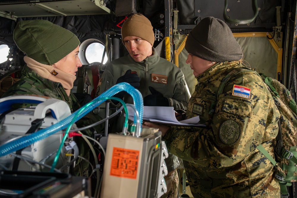86th AES strengthens NATO medical readiness during mock evaluation