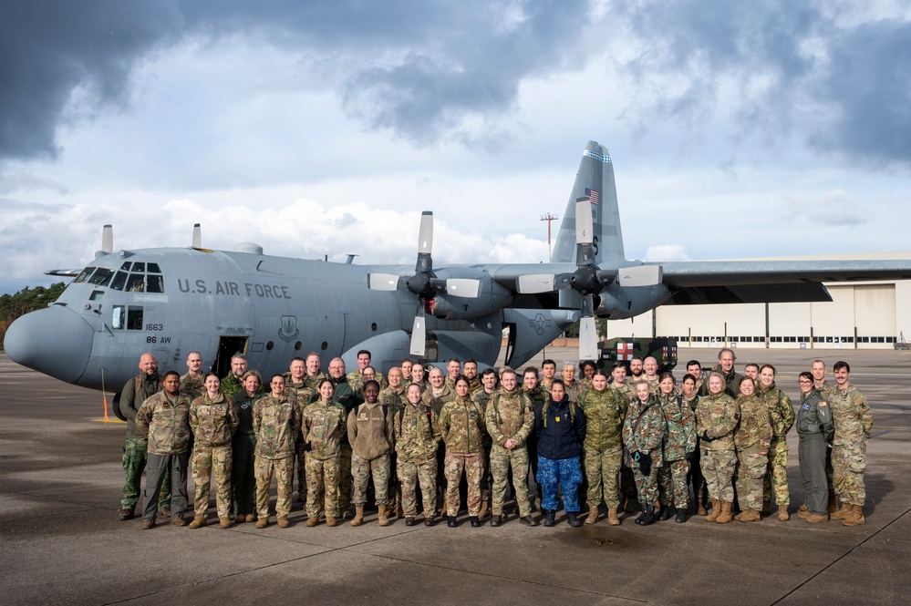 86th AES strengthens NATO medical readiness during mock evaluation