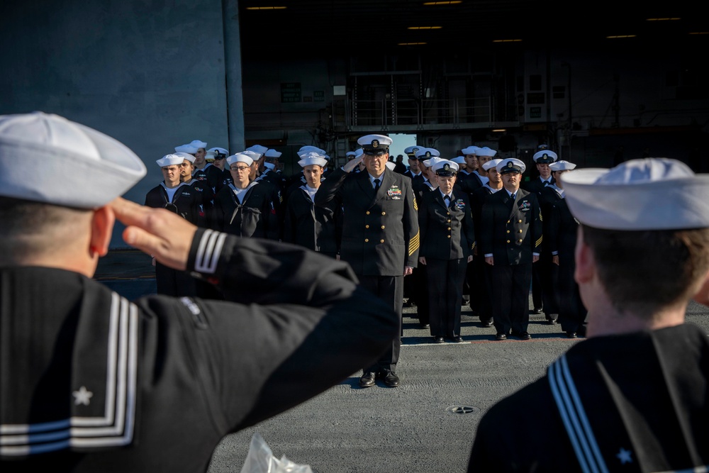USS Kearsarge Conducts Burial at Sea
