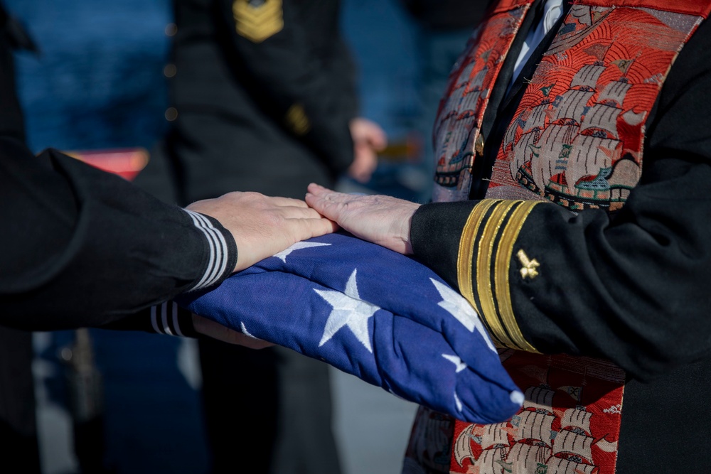 USS Kearsarge Conducts Burial at Sea