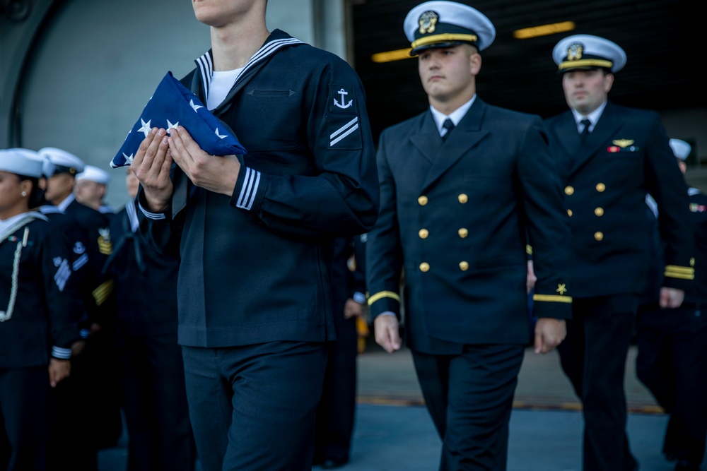USS Kearsarge Conducts Burial at Sea