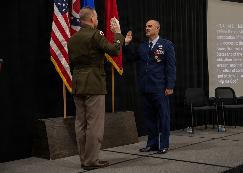 Ohio ANG conducts promotion ceremony for Brig. Gen. Chad E. Holesko
