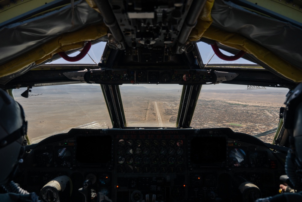JTAC training over USAFRICOM Bomber Task Force 26-1