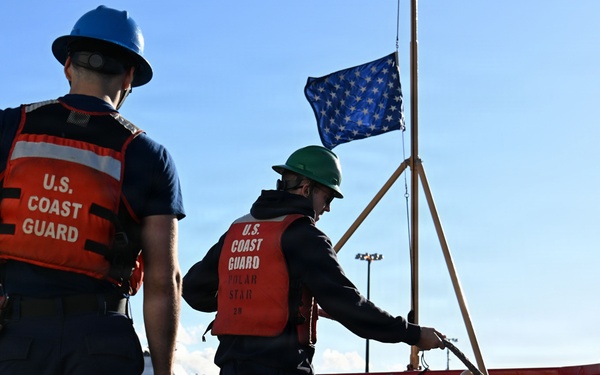 USCGC Polar Star (WAGB 10) departs Seattle for Operation Deep Freeze deployment to Antarctica