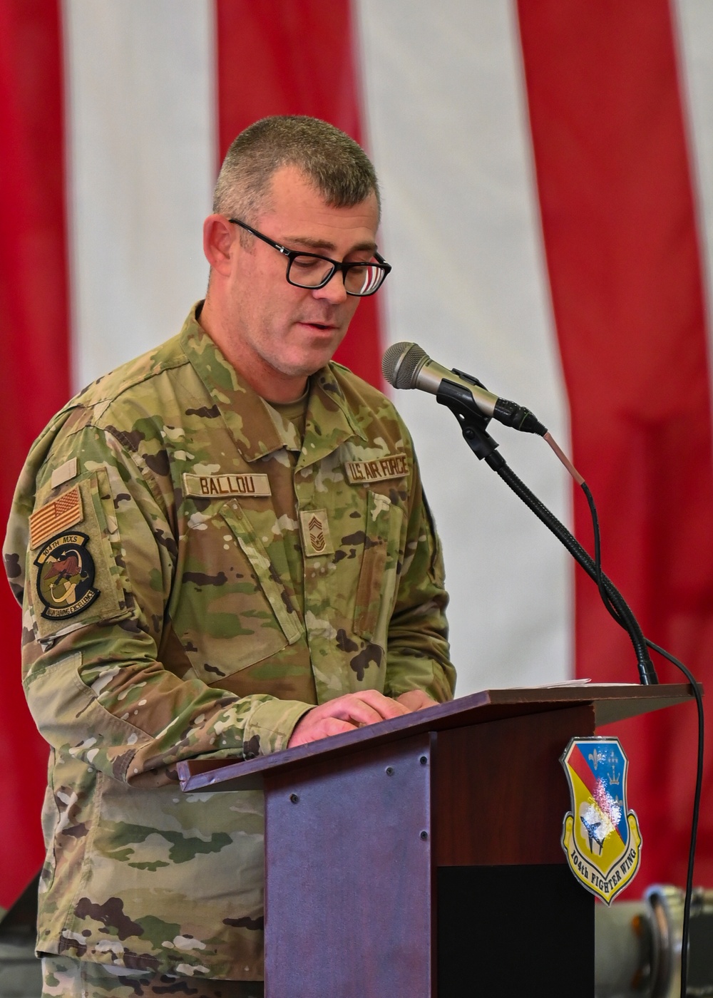 104th Fighter Wing promotes Ballou to Chief