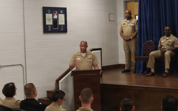 Rear Admiral Brooks NTTC Meridian Site Visit