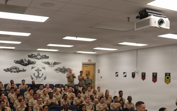 Rear Admiral Brooks NTTC Meridian Site Visit