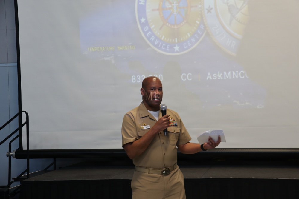 Rear Admiral Brooks NTTC Meridian Site Visit