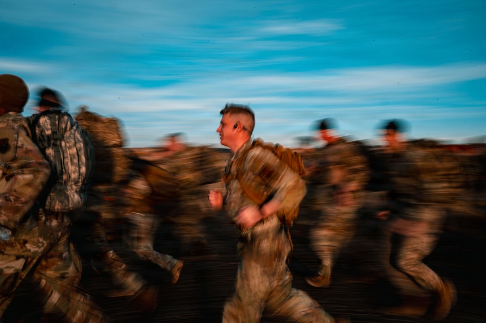 F.E. Warren AFB Hosts Norwegian Foot March