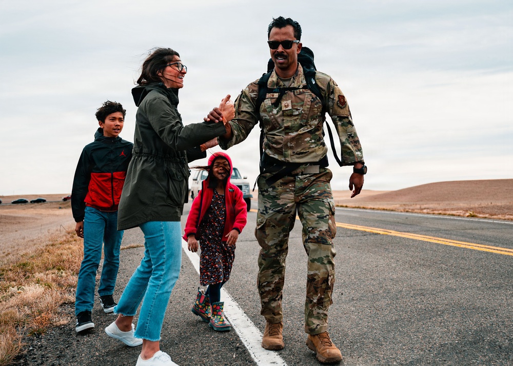 F.E. Warren AFB Hosts Norwegian Foot March
