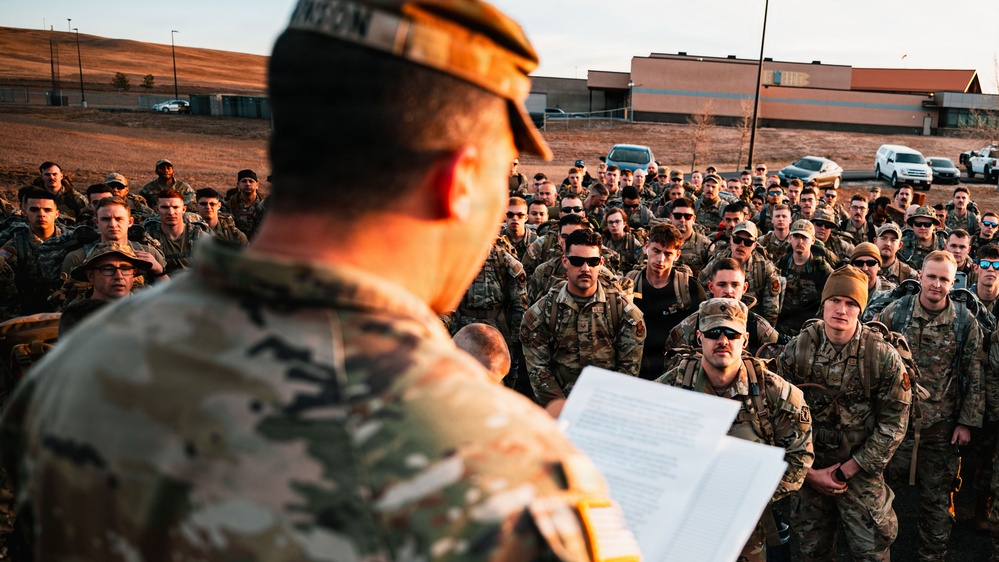 F.E. Warren AFB Hosts Norwegian Foot March