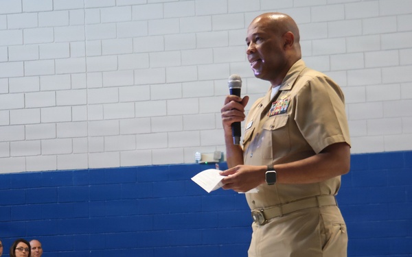 Rear Admiral Brooks NTTC Meridian Site Visit