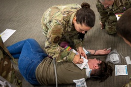 Base agencies unite to tackle simulated foodborne illness outbreak