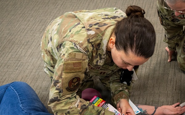 Base agencies unite to tackle simulated foodborne illness outbreak