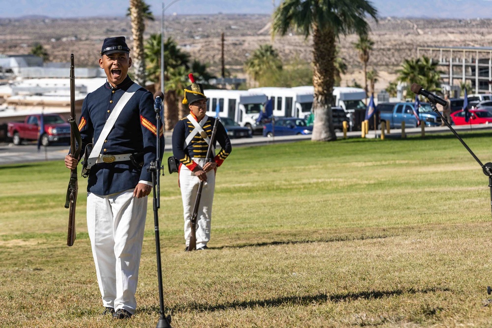The Combat Center celebrates the Marine Corps’ 250th birthday with a historic uniform