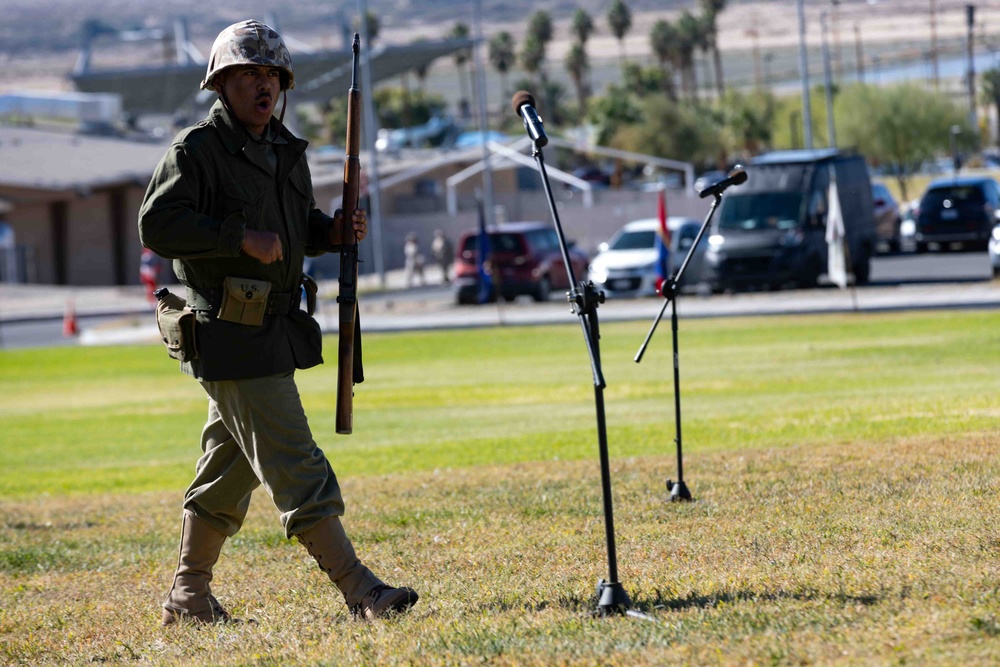 The Combat Center celebrates the Marine Corps’ 250th birthday with a historic uniform