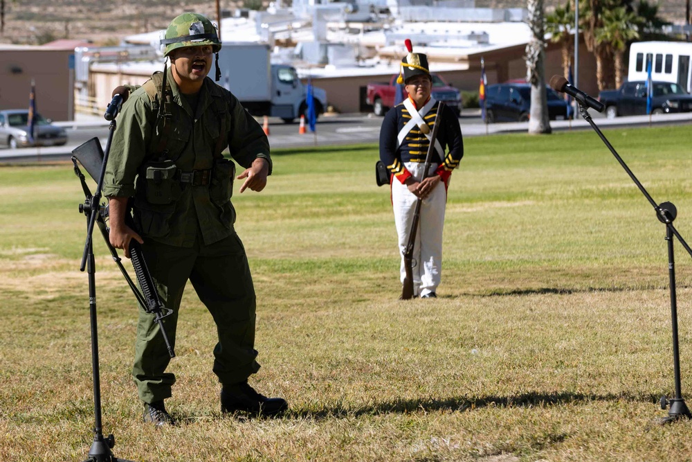 The Combat Center celebrates the Marine Corps’ 250th birthday with a historic uniform