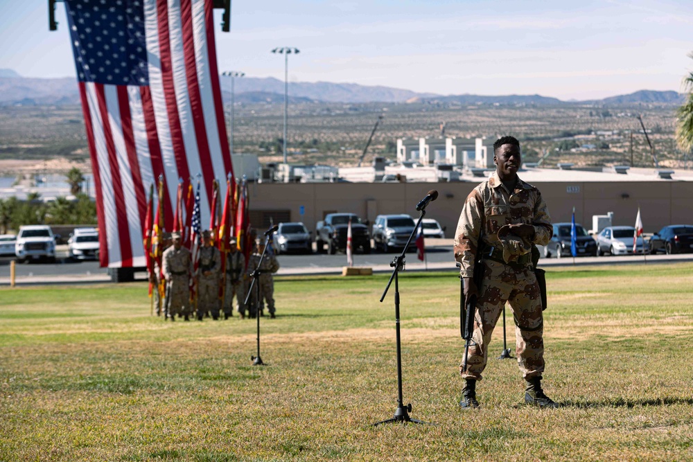 The Combat Center celebrates the Marine Corps’ 250th birthday with a historic uniform