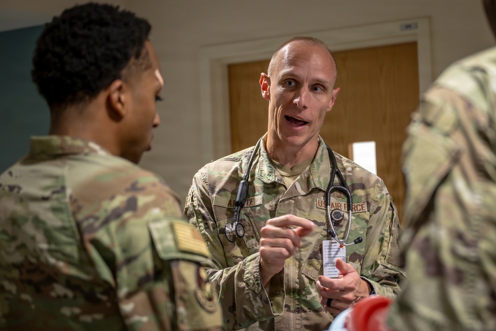 Base agencies unite to tackle simulated foodborne illness outbreak