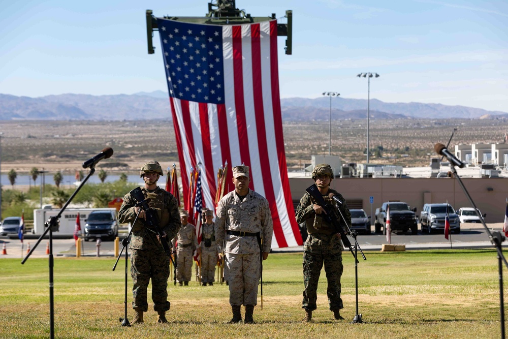 The Combat Center celebrates the Marine Corps’ 250th birthday with a historic uniform
