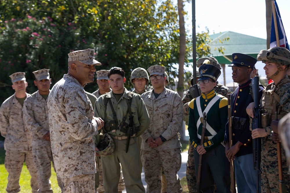 The Combat Center celebrates the Marine Corps’ 250th birthday with a historic uniform