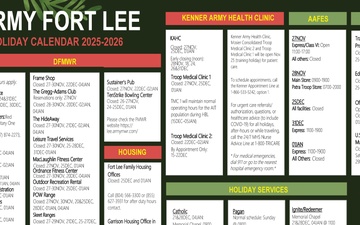 Adjusted holiday hours announced