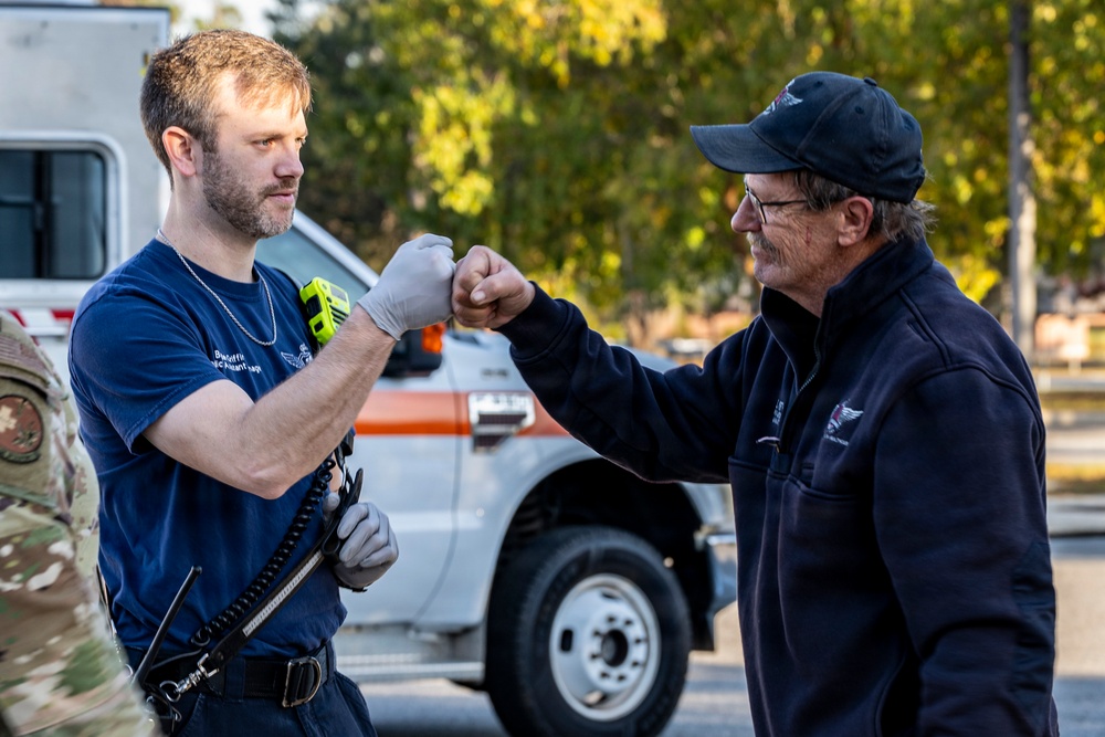 Base agencies unite to tackle simulated foodborne illness outbreak