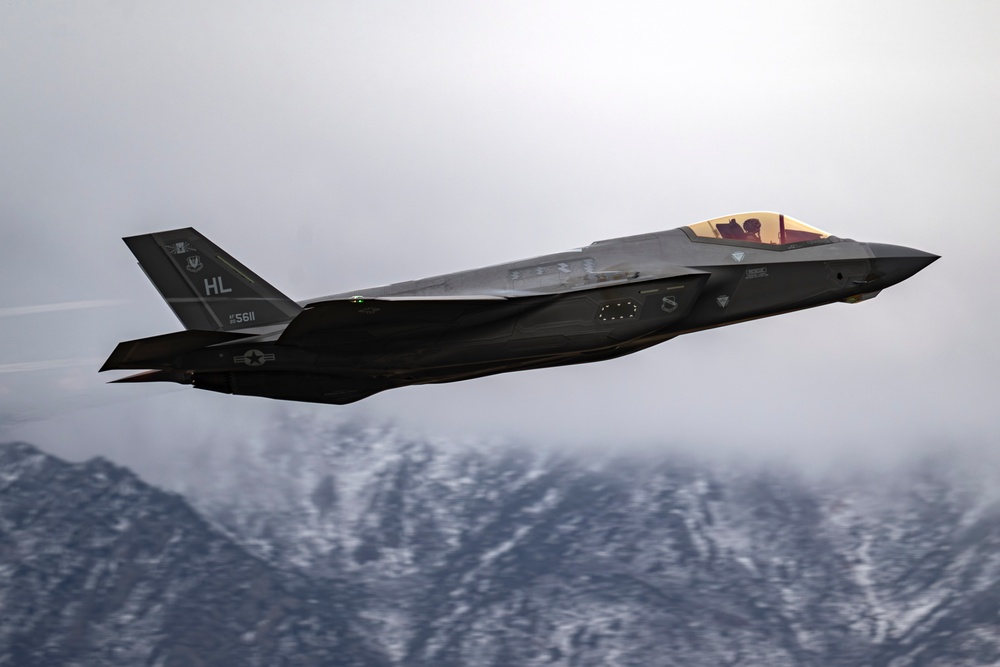 34th Fighter Squadron Conducts Routine F-35A Training Operations
