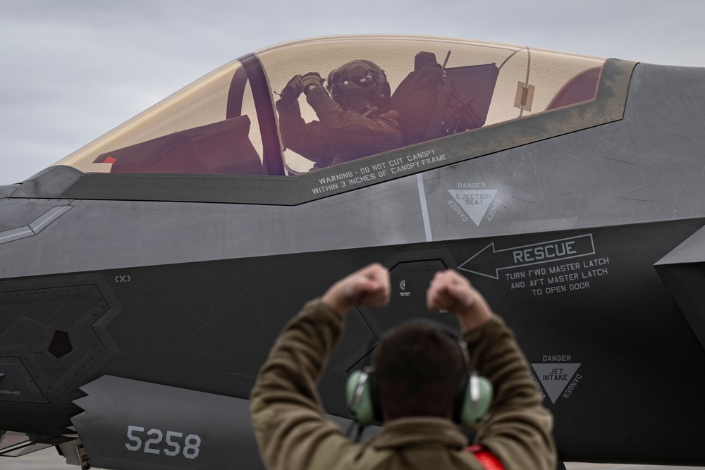 34th Fighter Squadron Conducts Routine F-35A Training Operations
