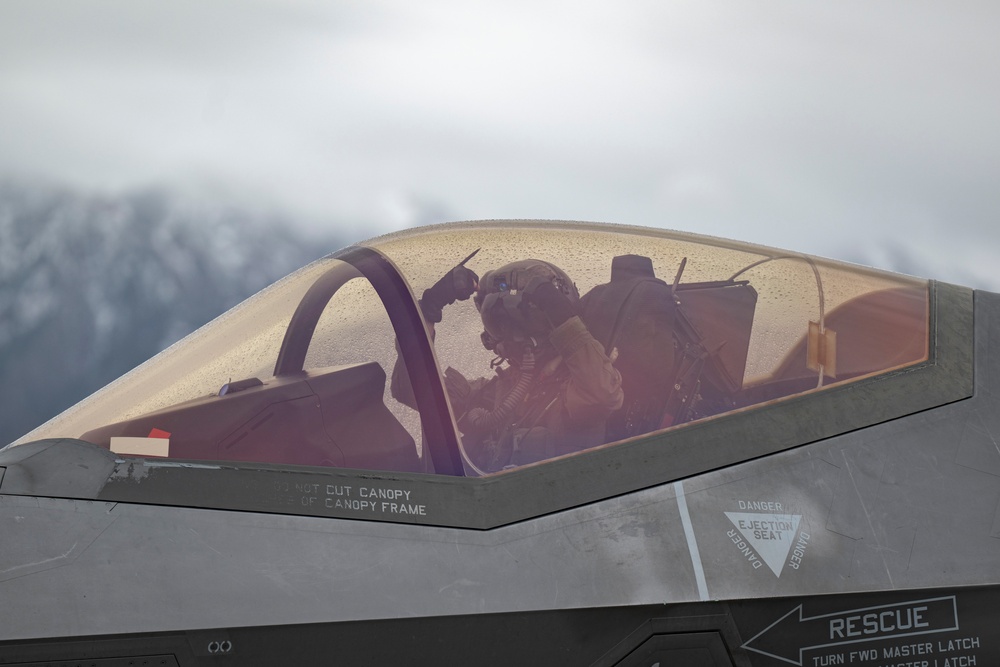 34th Fighter Squadron Conducts Routine F-35A Training Operations