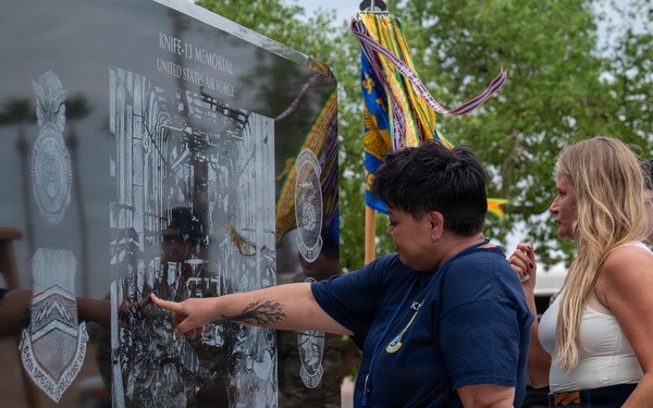 Luke Air Force Base Dedicates Knife 13 Memorial Wall Honoring Fallen Airmen