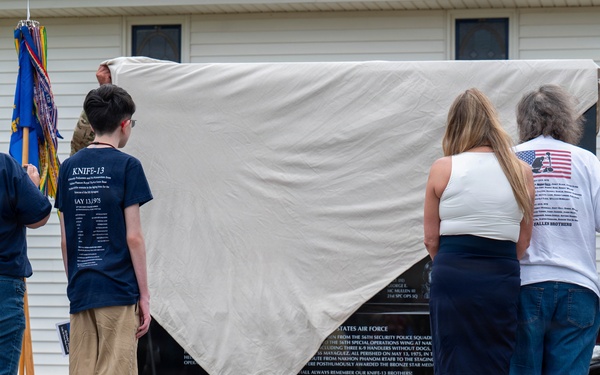 Luke Air Force Base Dedicates Knife 13 Memorial Wall Honoring Fallen Airmen