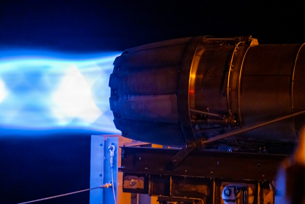 USS Theodore Roosevelt Jet Engine Testing