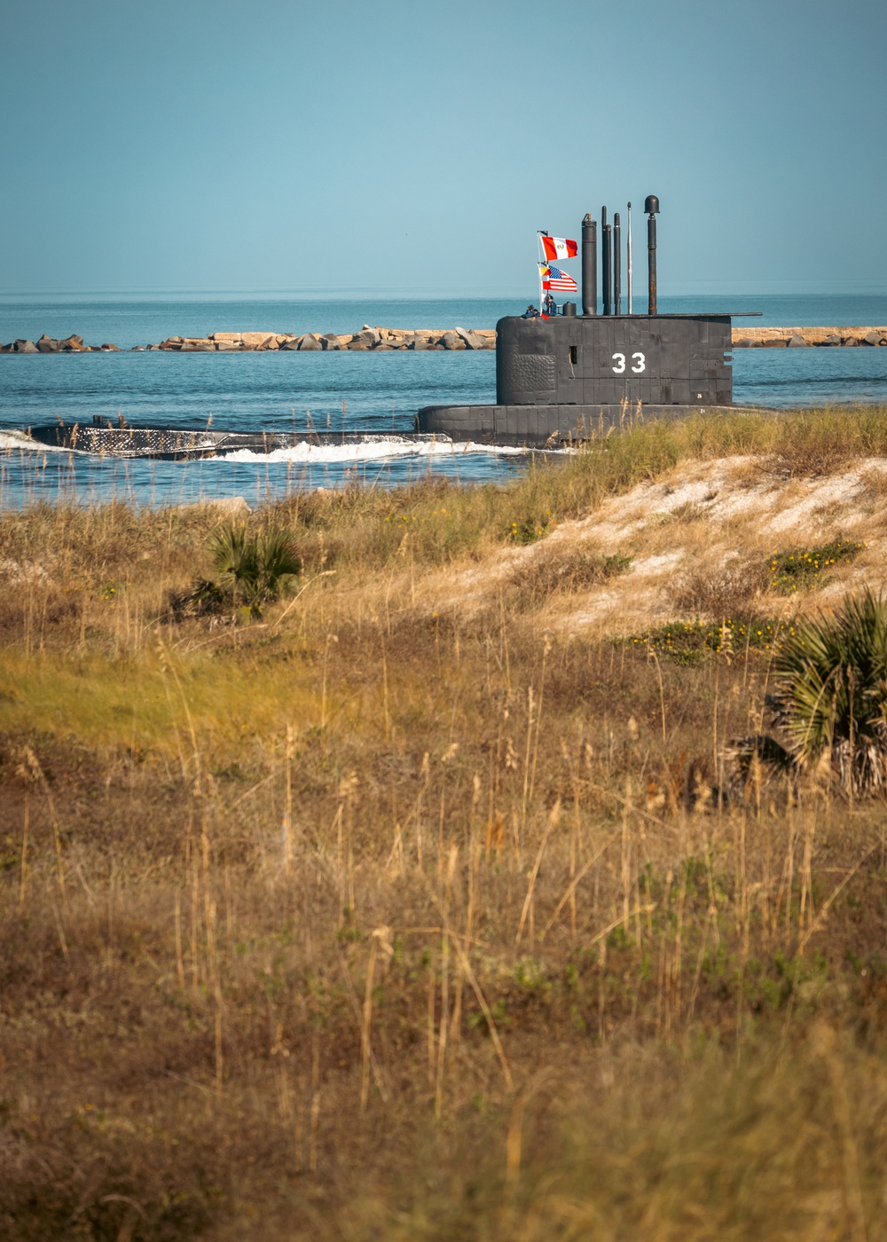 BAP Pisagua (SS-33) Pulls into Naval Station Mayport
