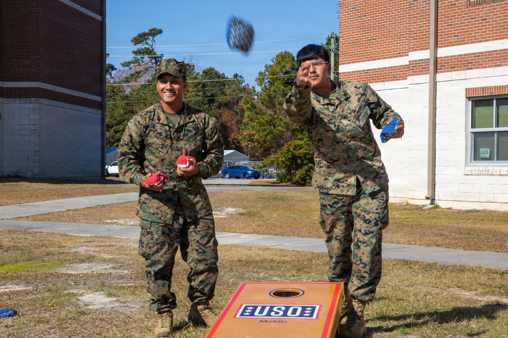 II MEF Thanksgiving barracks potluck