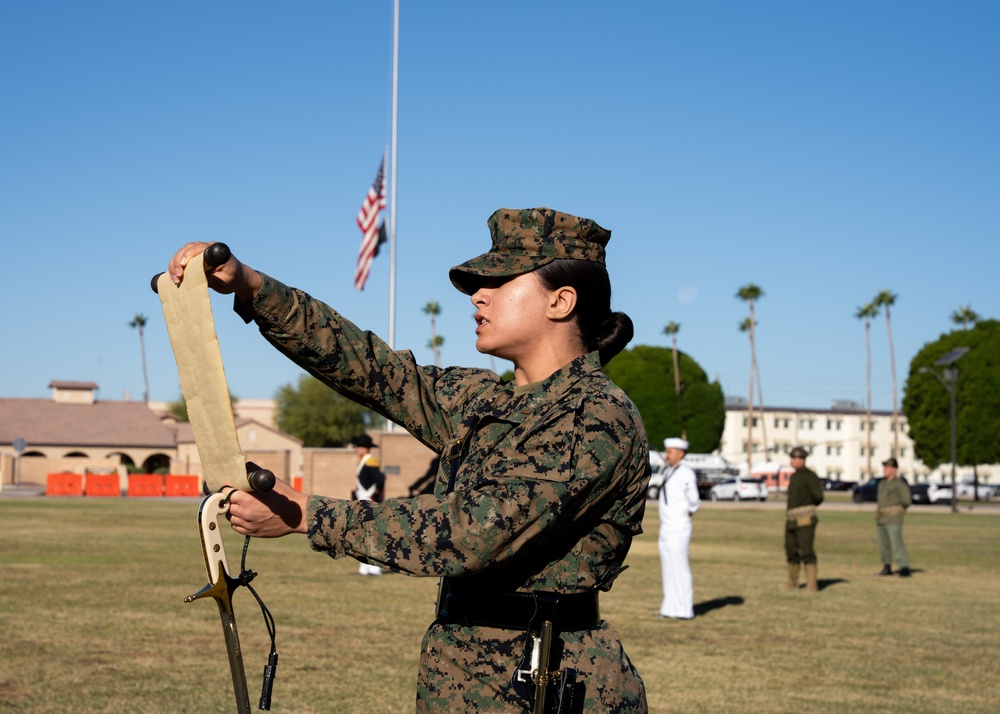 MCAS Yuma's 250th Birthday Cake Cutting Ceremony