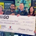 Buffalo Wild Wings to Go Donates $4,000 to Army Emergency Relief Fund